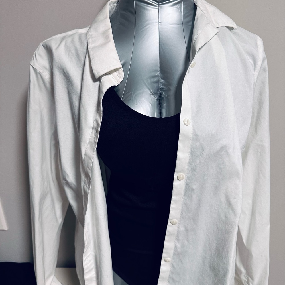 2 for $20 Eddie Bauer wrinkle resistant white shirt